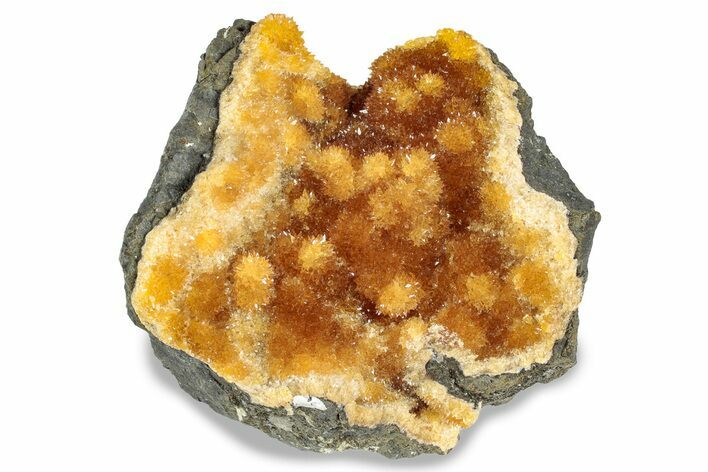 Intense Orange Calcite Crystal Cluster - Poland #242877